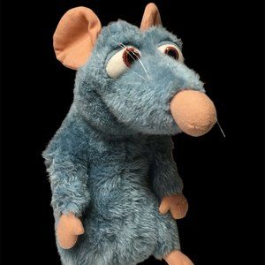 Rare Vintage Disney Pixar Ratatouille Core Remy Rat Plush Doll 12”